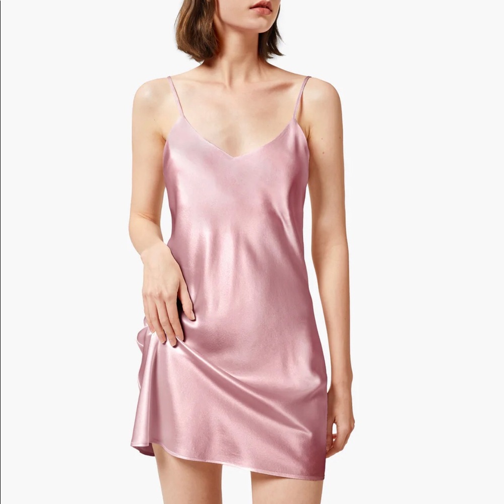 Mommesilk Silk Slip Dress — never worn
